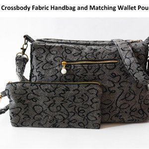 Fabric Crossbody Handbag & Wristlet Made to Order